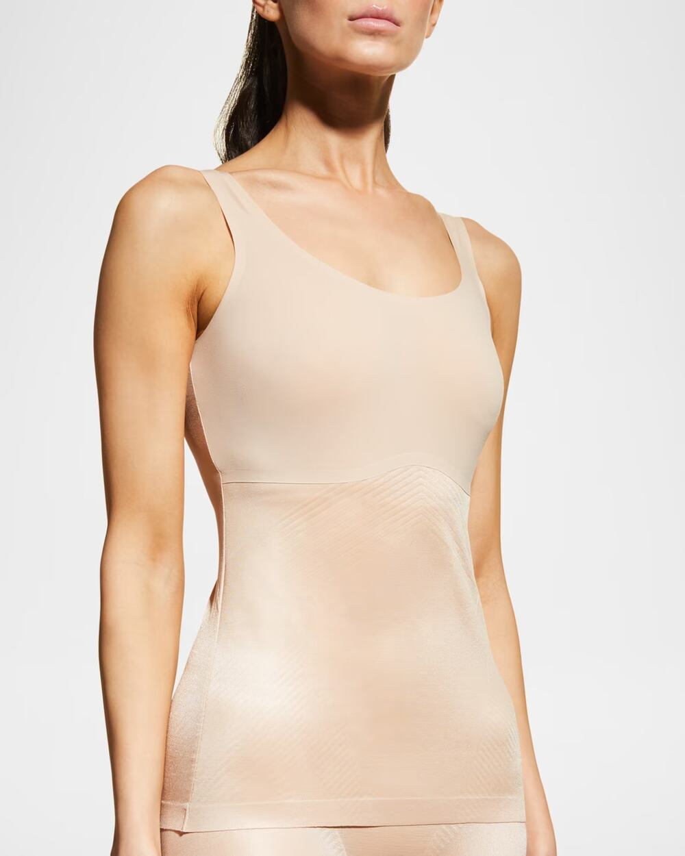New SPANX Hide & Sleek Cami sz 2X Tan Color Compression Top A52996